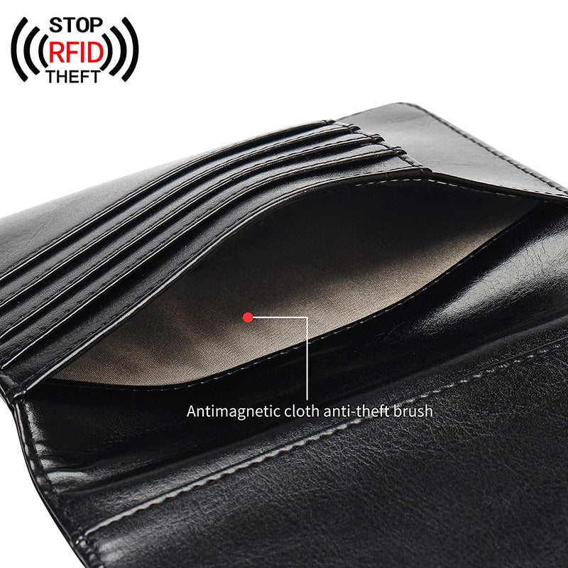 Passport Holder With Card Slots RFID blocking