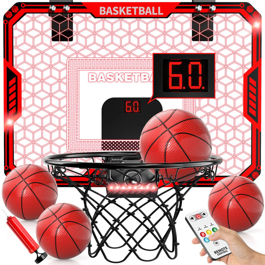 Indoor Outdoor Basketball Hoop With LED Lights For Kids