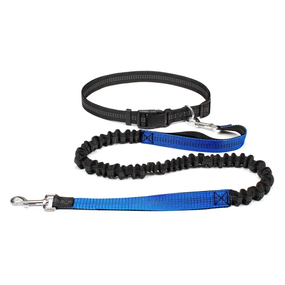 Hands Free Dog Leash Waist Belt For Walking Running Jogging