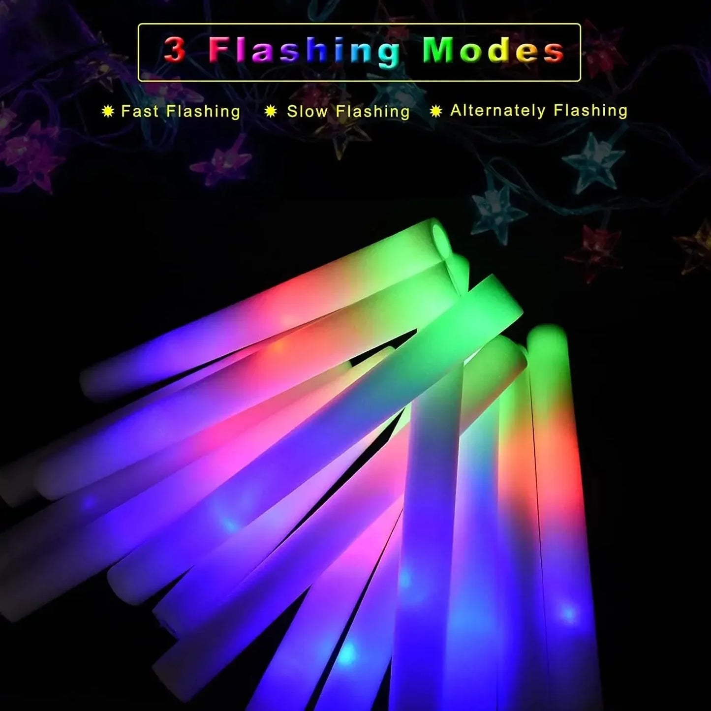 Electronic LED Glow Sticks Party Luminous Foam Rods