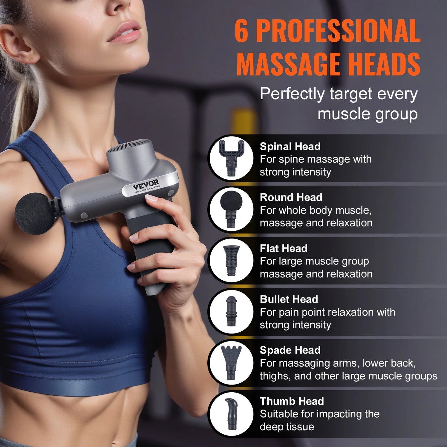 SucceBuy Mini Massage Gun Percussion With 5 Speed Levels