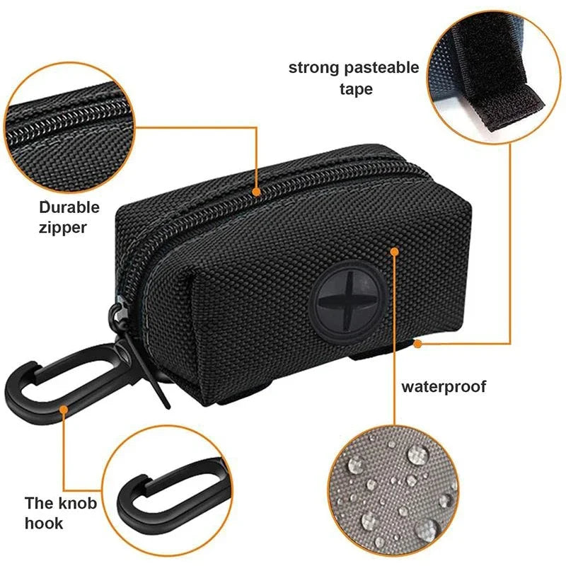 Pet Dog Poop Bag Holder For Easy Cleanup On-The-Go