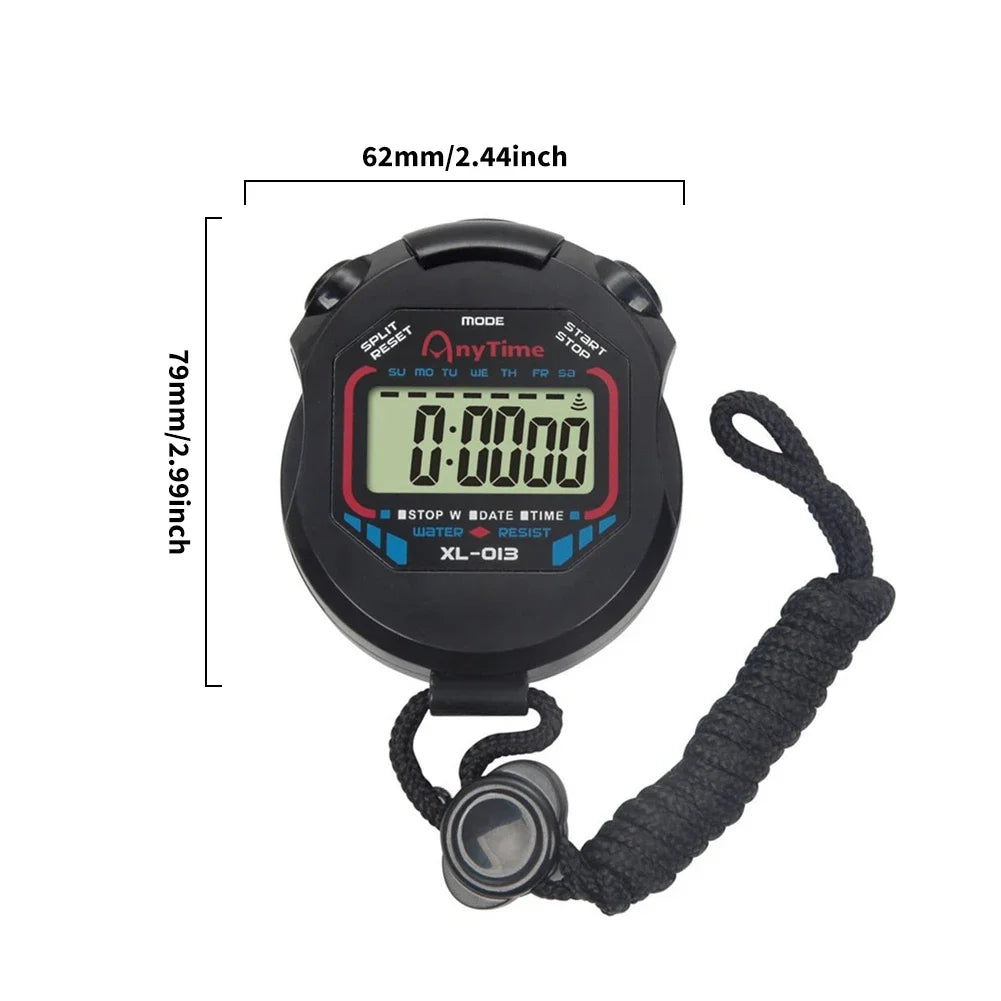 Professional Handheld Digital Stopwatch Chronograph Timer For Sports Training Precision
