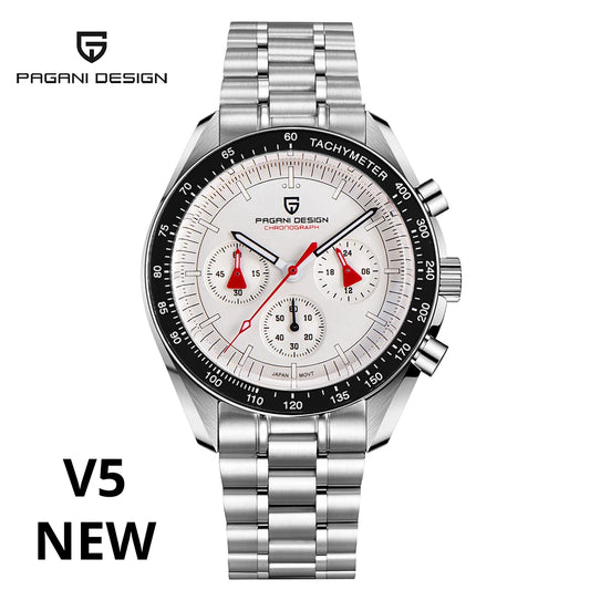 PAGANI DESIGN 2025 New Moon Men's Luxury Quartz Watch