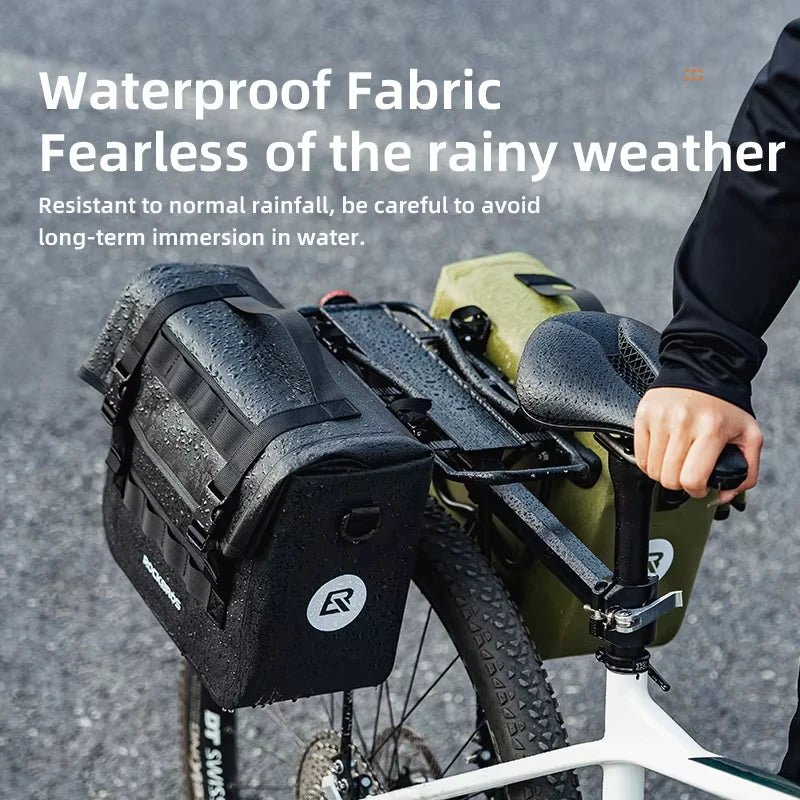 Bicycle Saddle Bag ROCKBROS 15L Waterproof Multifunctional