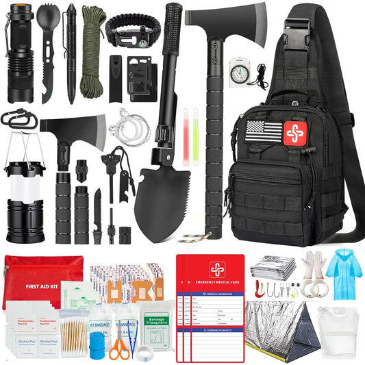 Ultimate 262 Piece Survival Kit for Emergency Preparedness