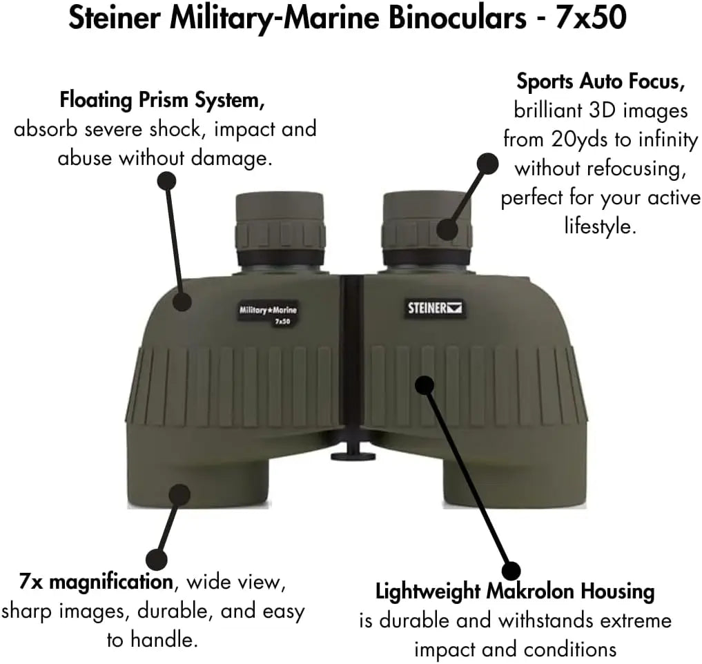 Steiner Military Marine Series Binoculars Premium Optics