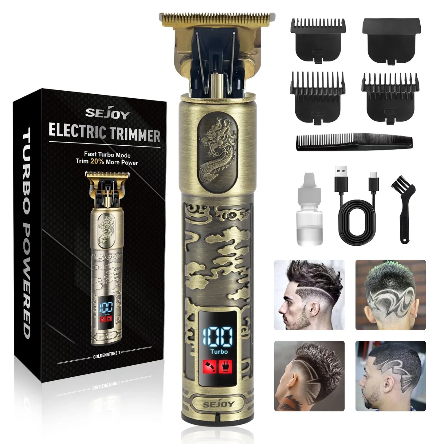 Sejoy USB Electric Shaver For Men Waterproof Razor Pro