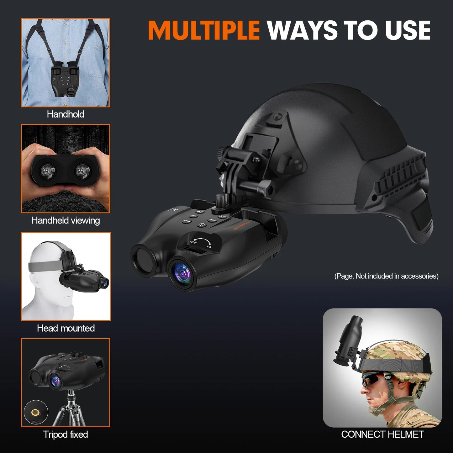 GTMEDIA N4 Night Vision Goggles with Infrared LED Technology