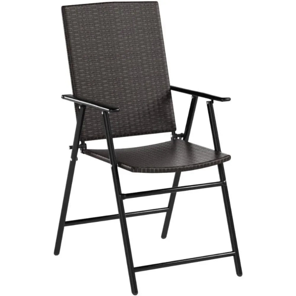 Portable Wicker Patio Chair Set for Outdoor Relaxation