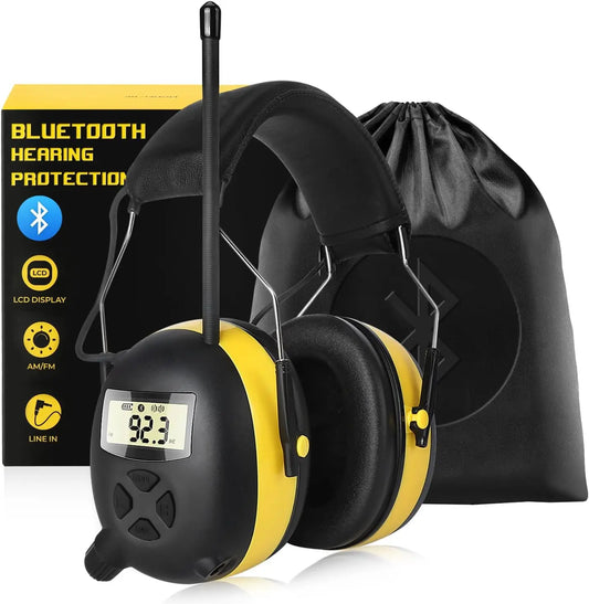 Bluetooth Hearing Protection Earmuffs with AM FM Radio Headphones