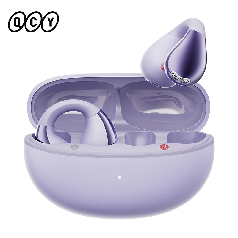 Earphones Crossky C30 Ear Clip Bluetooth 5.4 TWS Headphones by QCY