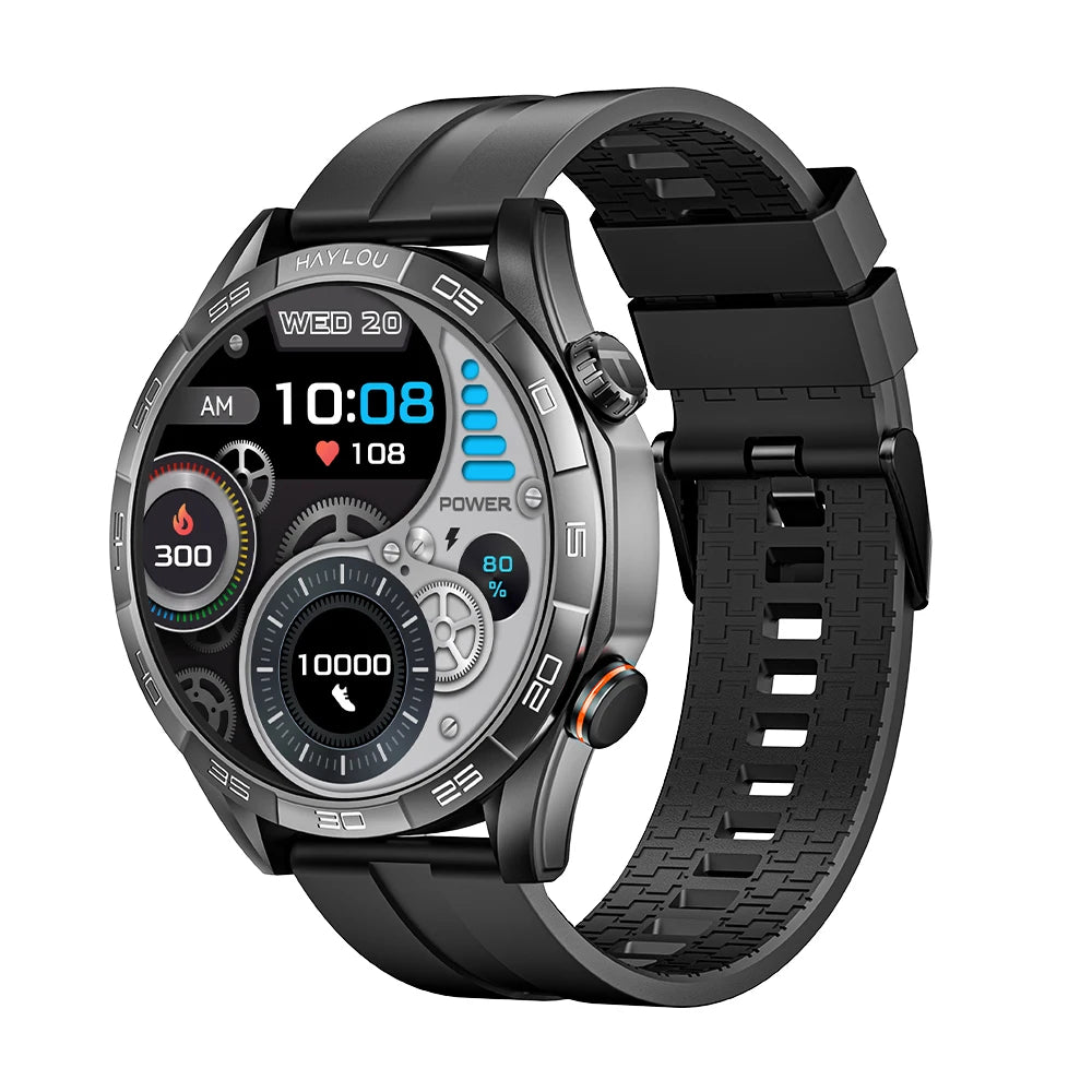 HAYLOU Solar 5 Voice Calling Smartwatch 1.58 inch AMOLED Display