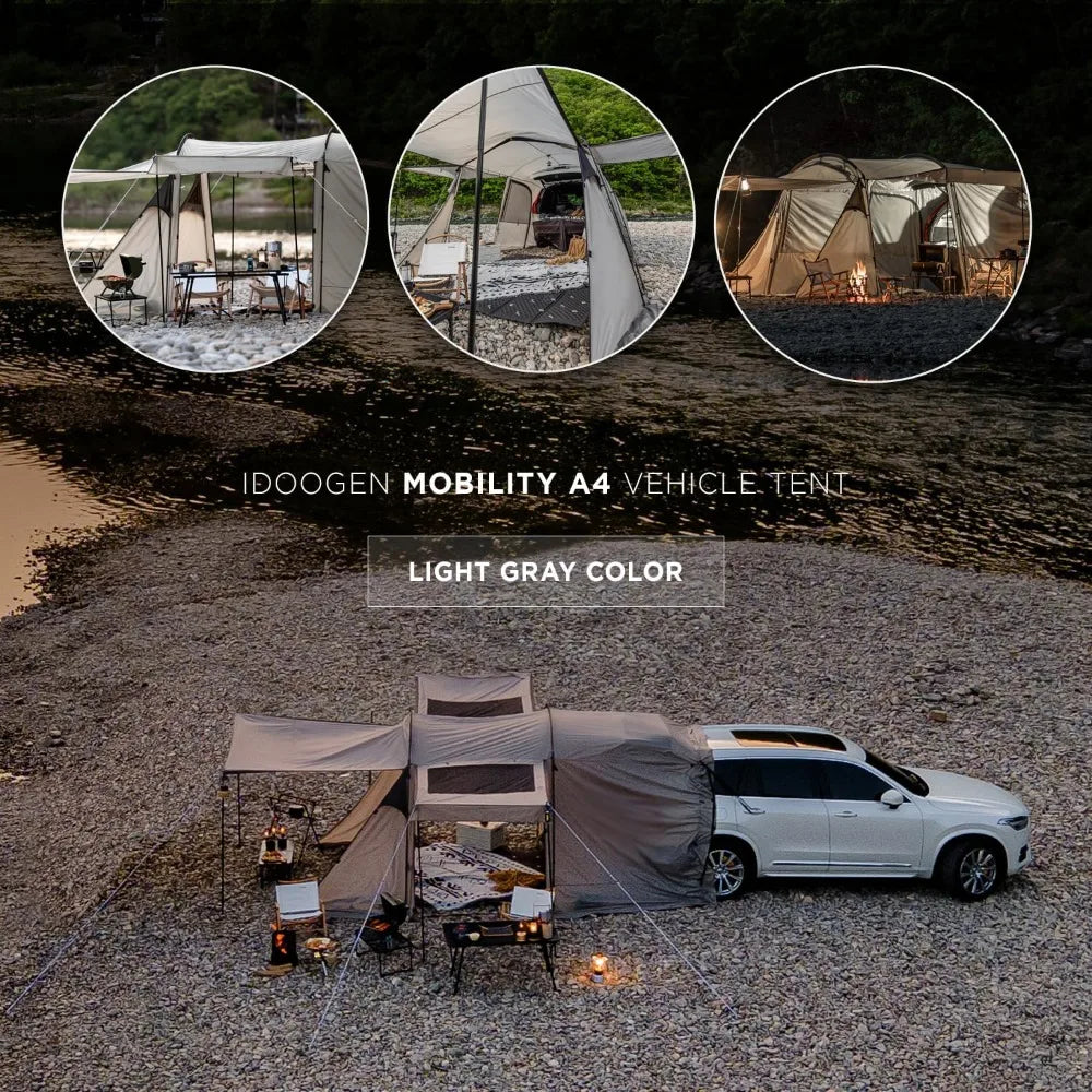 Tent Versatile Camping Tent Triple-Expanding Waterproof Fits Various Vehicle Types Ideal for Family Camping and Outdoor