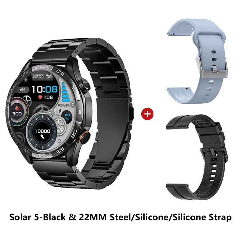 HAYLOU Solar 5 Voice Calling Smartwatch 1.58 inch AMOLED Display