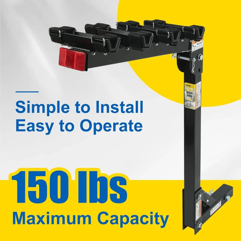 Hitch Mount 4 Bike Rack For Cars