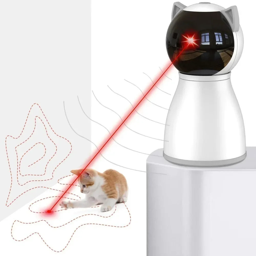 Automatic Laser Cat Toy with Random Motion for Indoor Fun