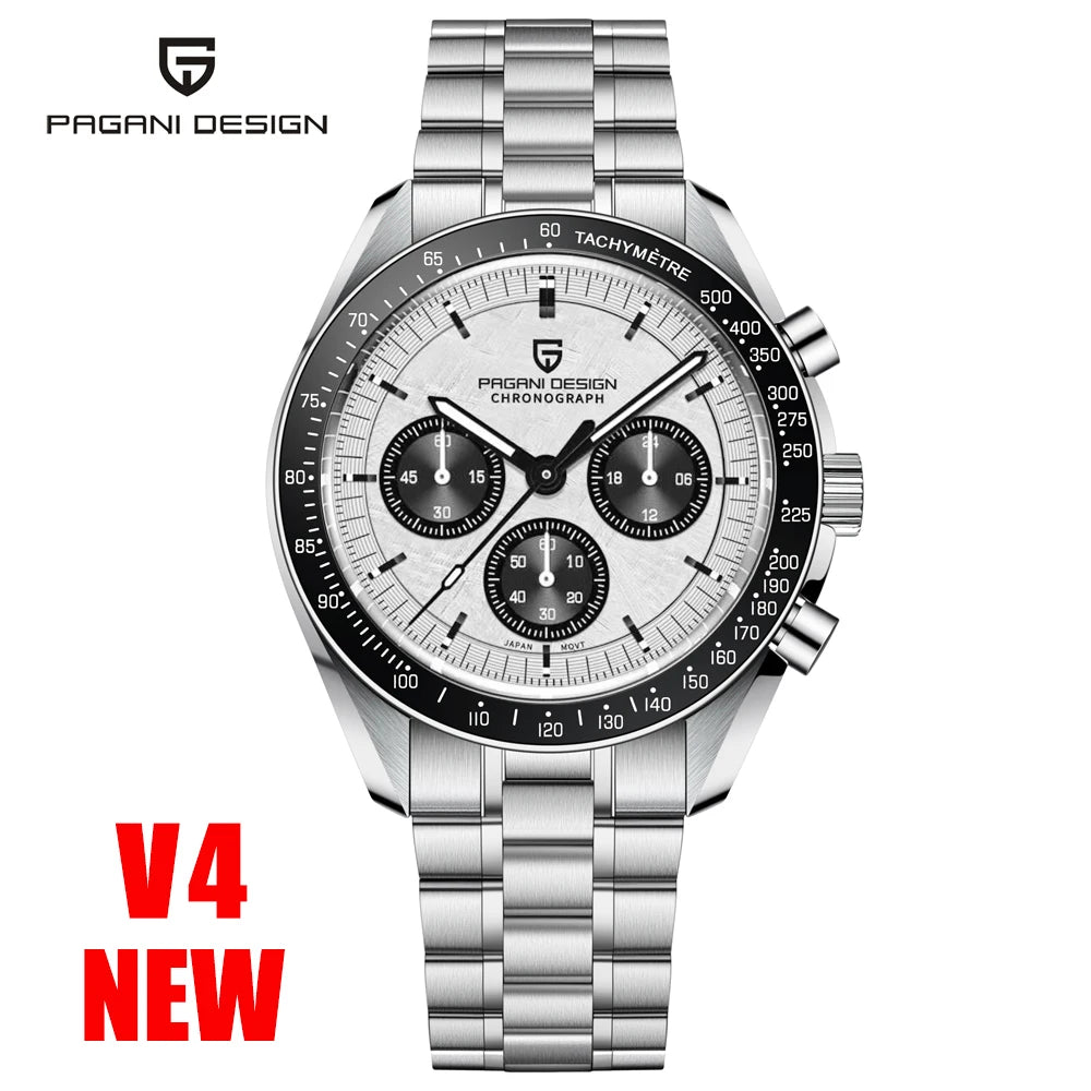 Pagani Design V5 Moon Mens Luxury Quartz Chronograph Watch