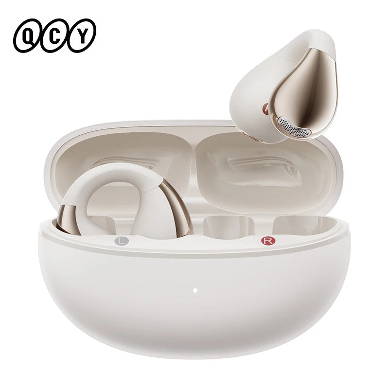 Earphones Crossky C30 Ear Clip Bluetooth 5.4 TWS Headphones by QCY