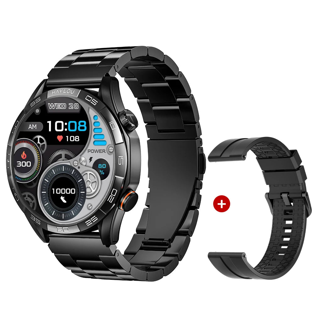 HAYLOU Solar 5 Voice Calling Smartwatch 1.58 inch AMOLED Display
