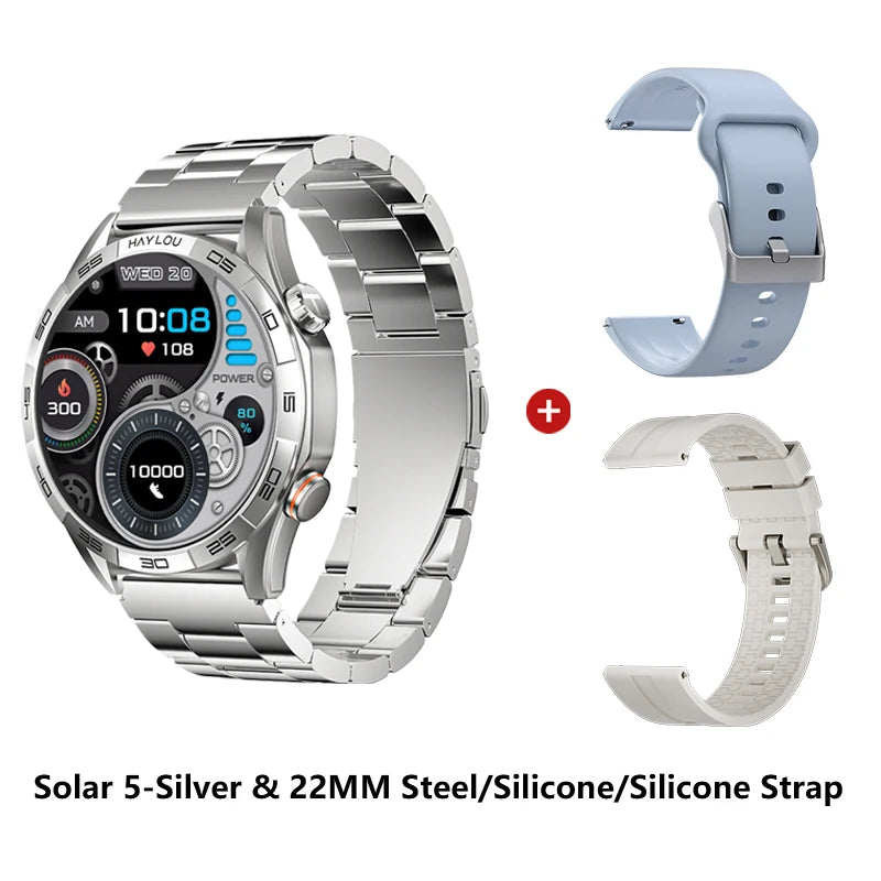 HAYLOU Solar 5 Voice Calling Smartwatch 1.58 inch AMOLED Display