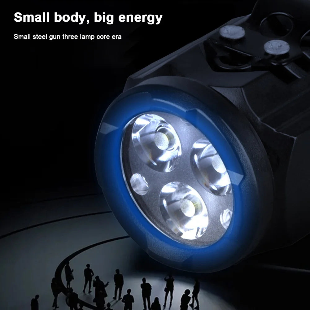Hat Clip Light USB C Rechargeable Hands-Free Flashlight
