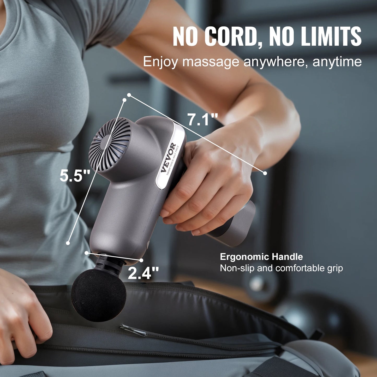 SucceBuy Mini Massage Gun Percussion With 5 Speed Levels