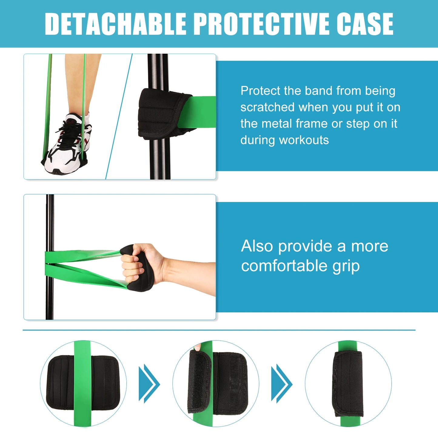 5 Packs Pull Up Assist Bands Set Resistance Loop Bands