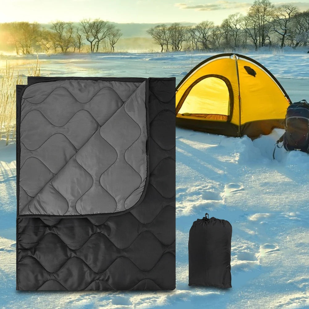 ALLOYSEED Camping Blanket With Carry Bag Lightweight Quilt