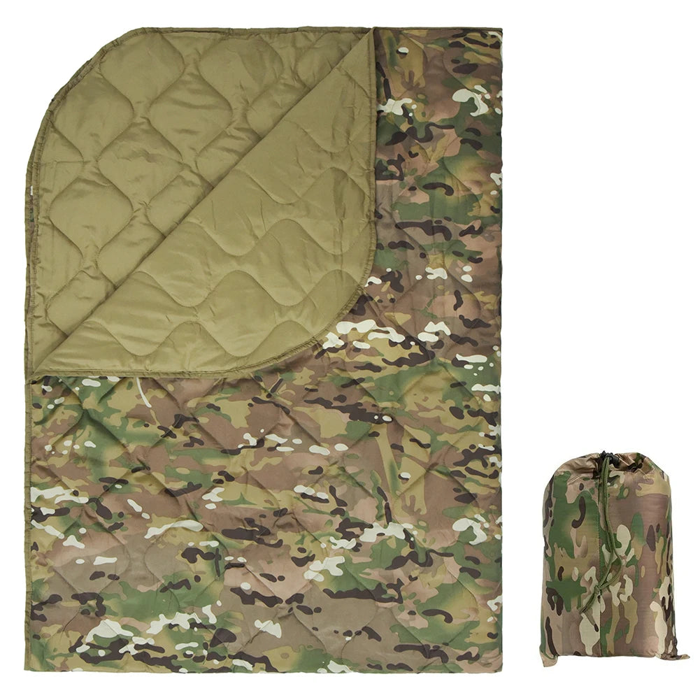 ALLOYSEED Camping Blanket With Carry Bag Lightweight Quilt