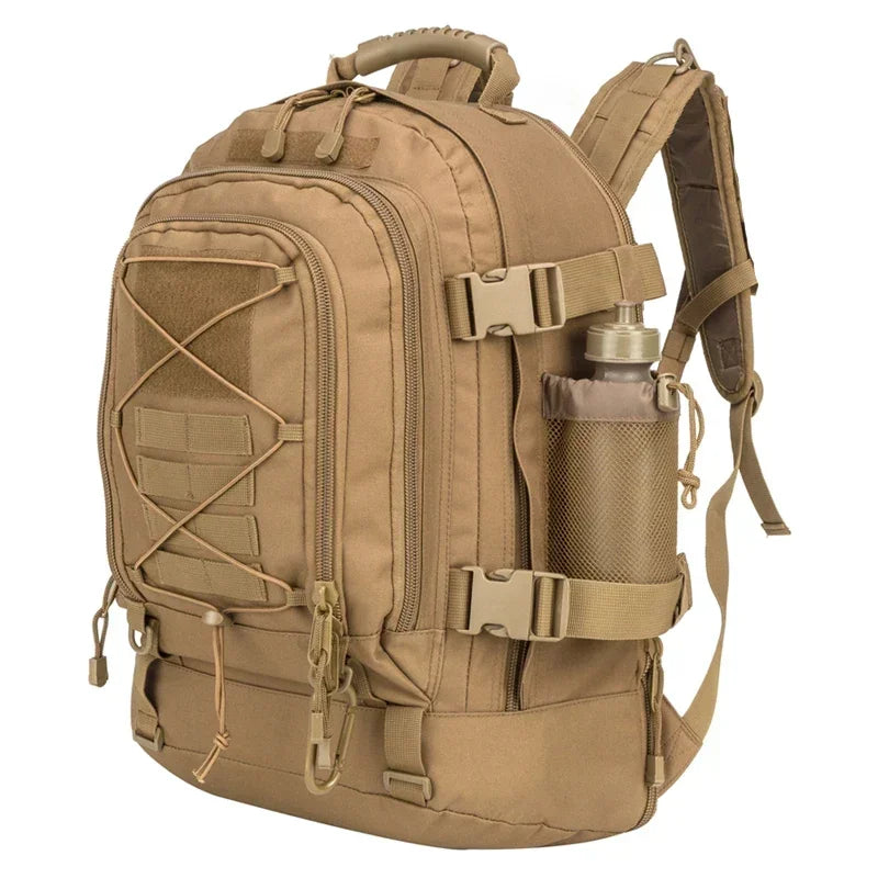 LQARMY 60L Military Tactical Backpack for Outdoor Travels