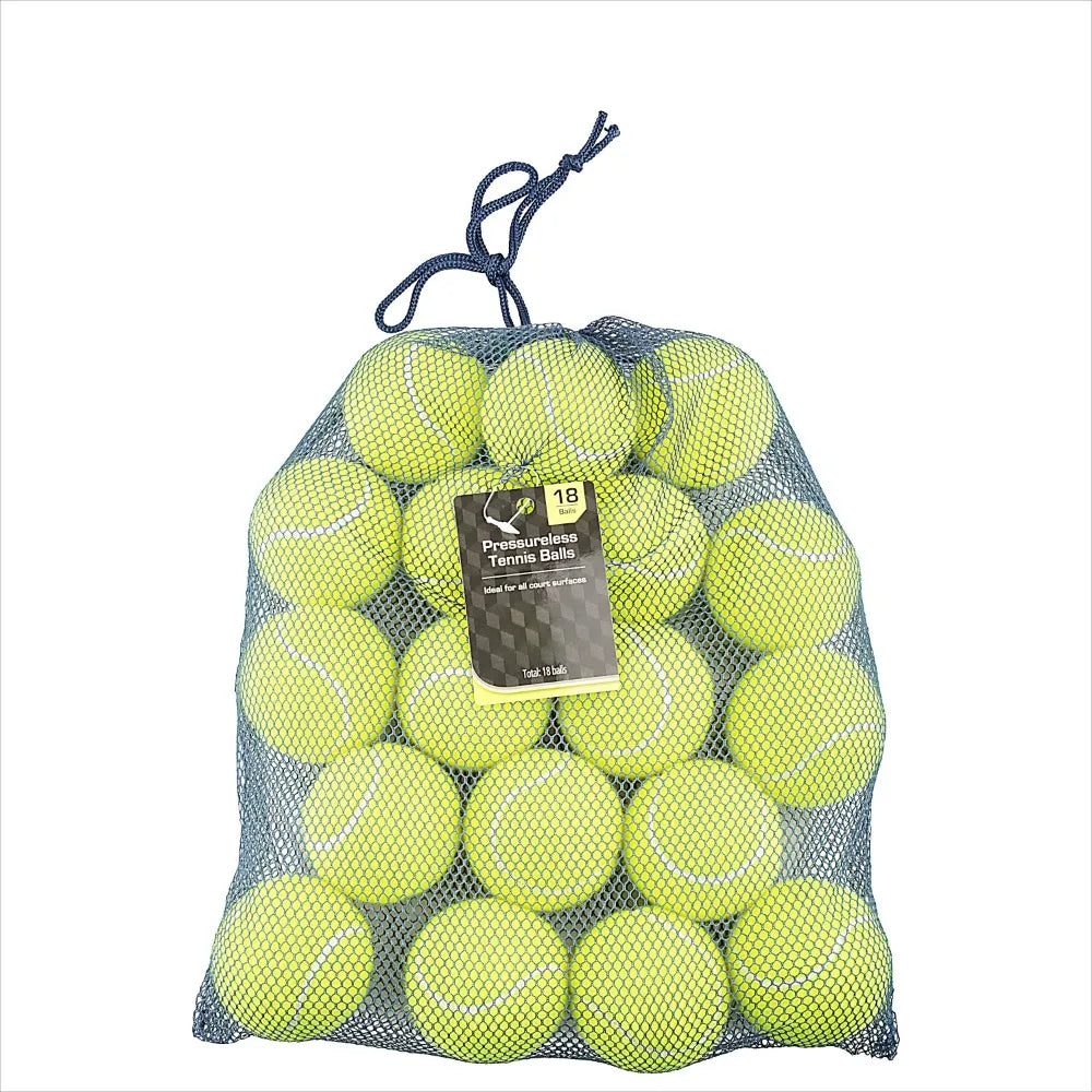 (3 Packs) Tennis Balls 18 Balls with Drawstring Mesh Bag Suitable for All Court Surfaces
