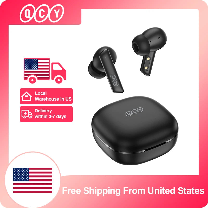 QCY HT05 ANC Wireless Earphone 40dB Noise Cancelling TWS