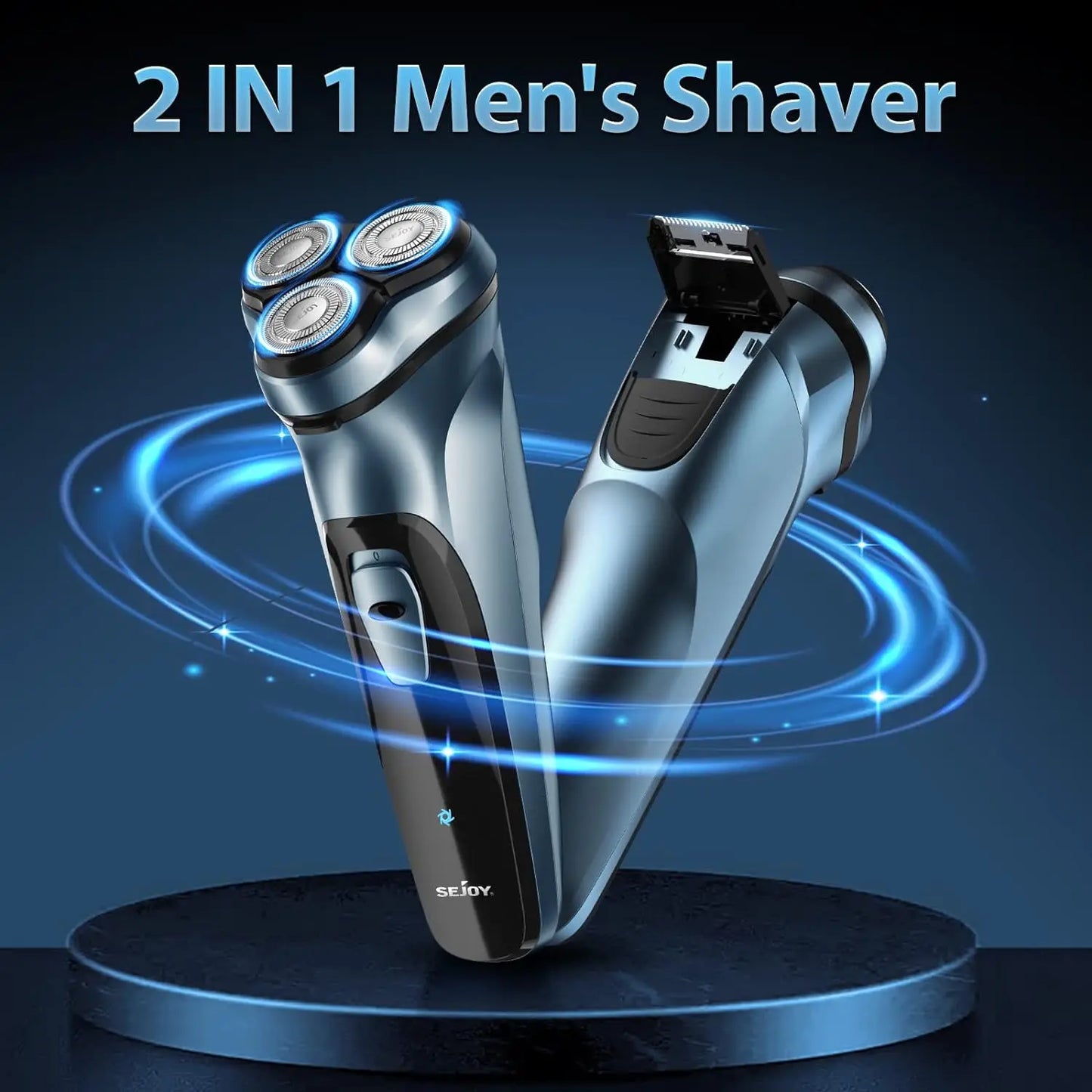 Sejoy USB Electric Shaver For Men Waterproof Razor Pro