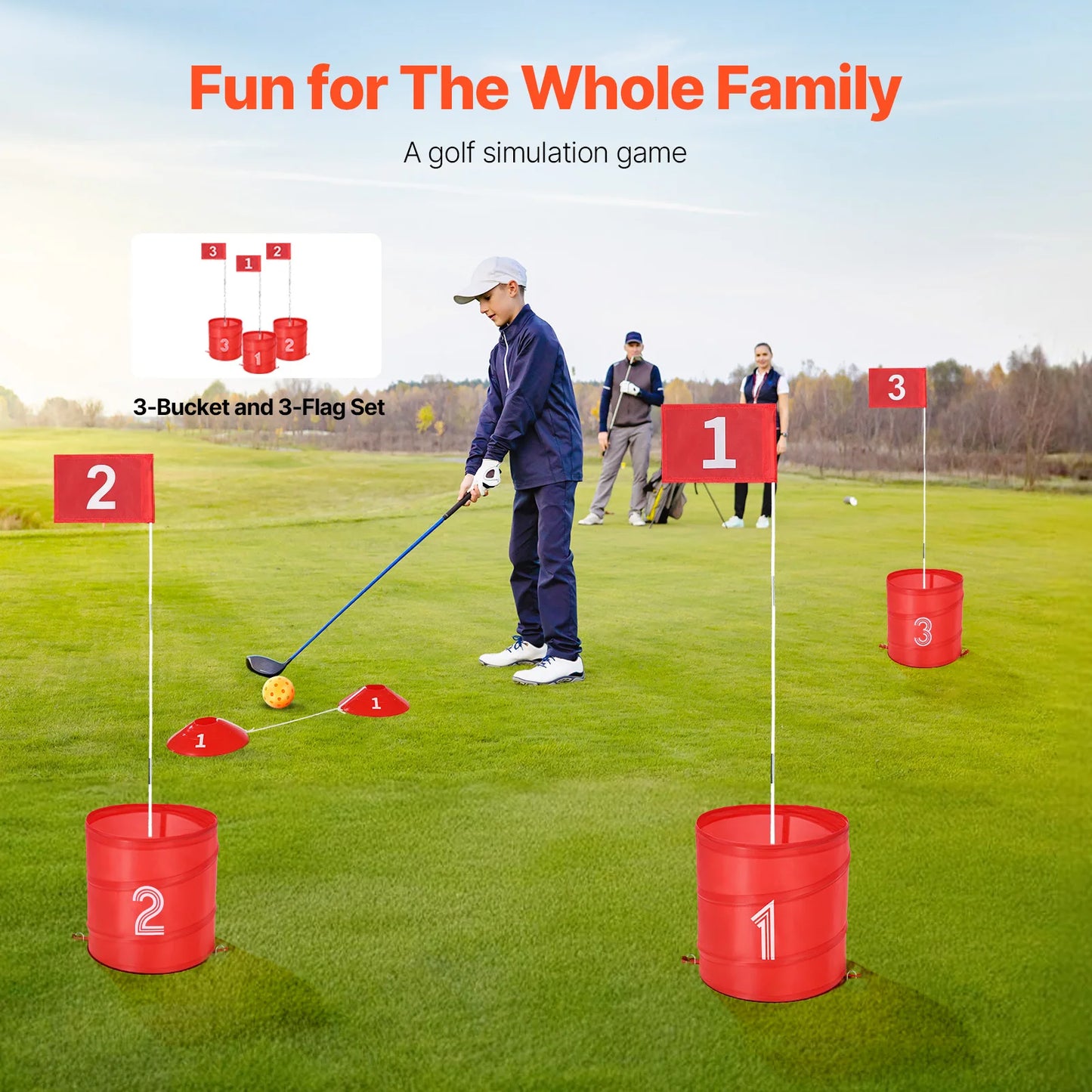 Backyard Golf Game Portable Chipping Practice for Family Fun