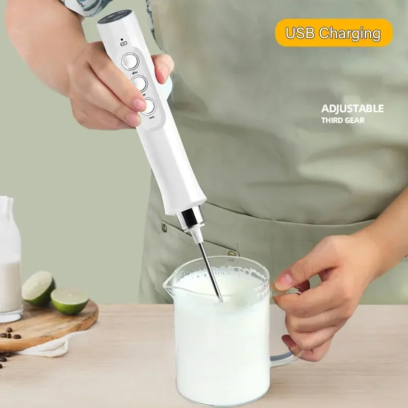 Balashov 3in1 Wireless Handheld Milk Frother Foam Maker