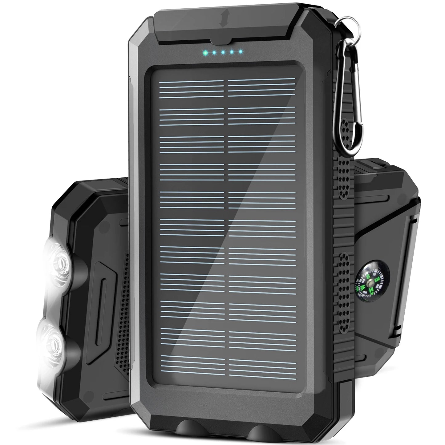 Waterproof Outdoor Solar Power Bank 38800mAh Dual USB for Camping and Travel