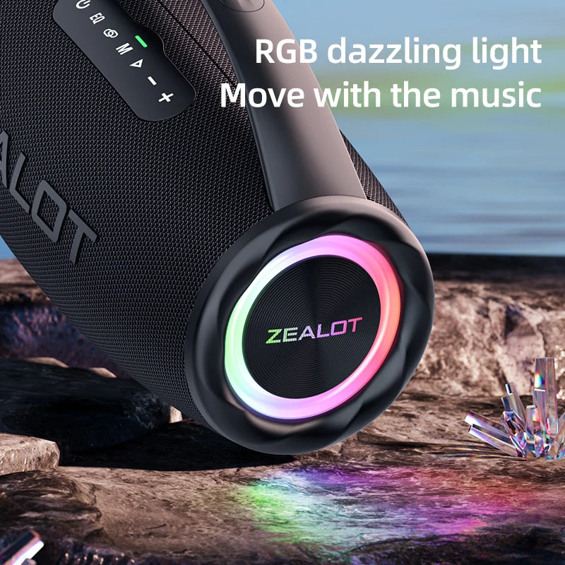 ZEALOT S97 80W Bluetooth Speaker With Waterproofing Housing Delivers Immersion360Stereo