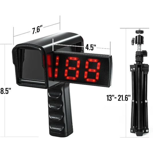 Hign Concerned Baseball Radar Gun With LED Display Pro