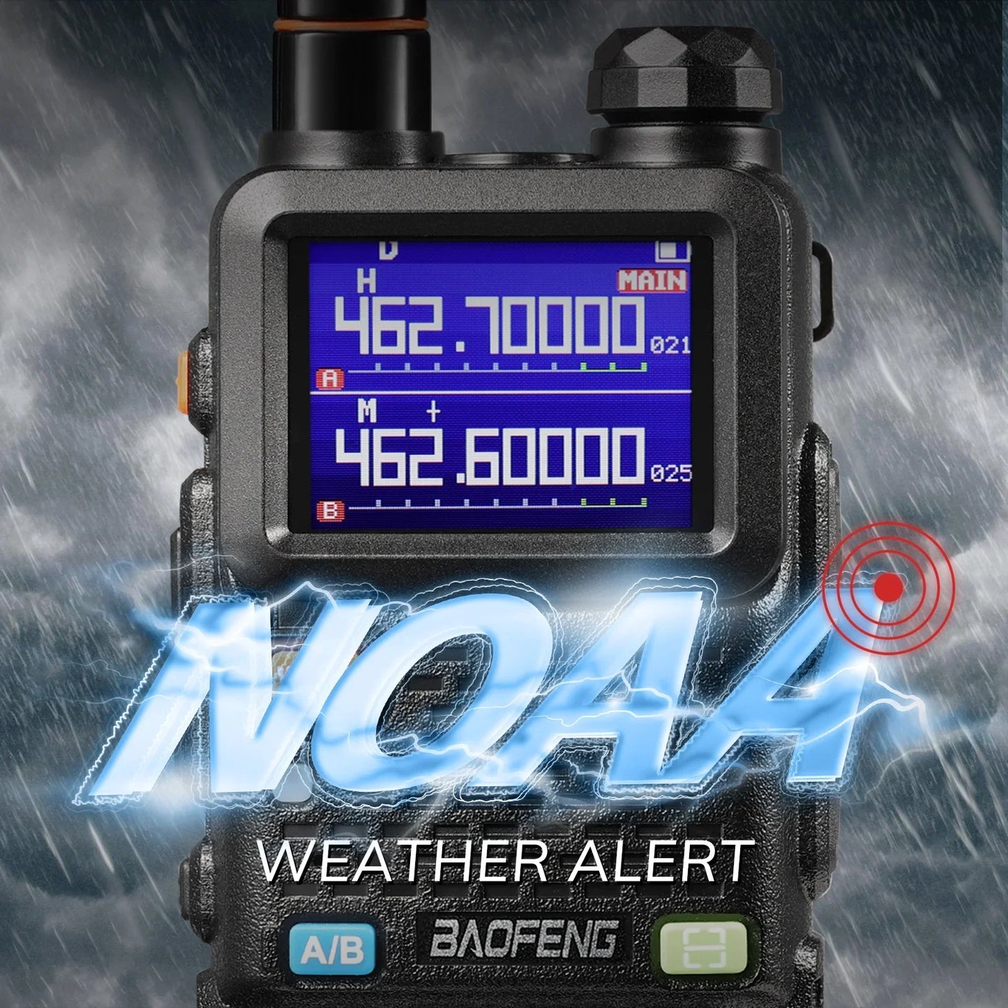 [2 PCS] BAOFENG UV-5RM PLUS Walkie Talkie Multi-Band Airband 10W NOAA 2500mAh Battery USB-C Chirp Compatible