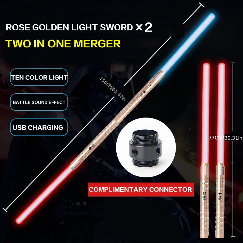 AbayCN Light Up Saber 16 Modes RGB Sword Cosplay Gift
