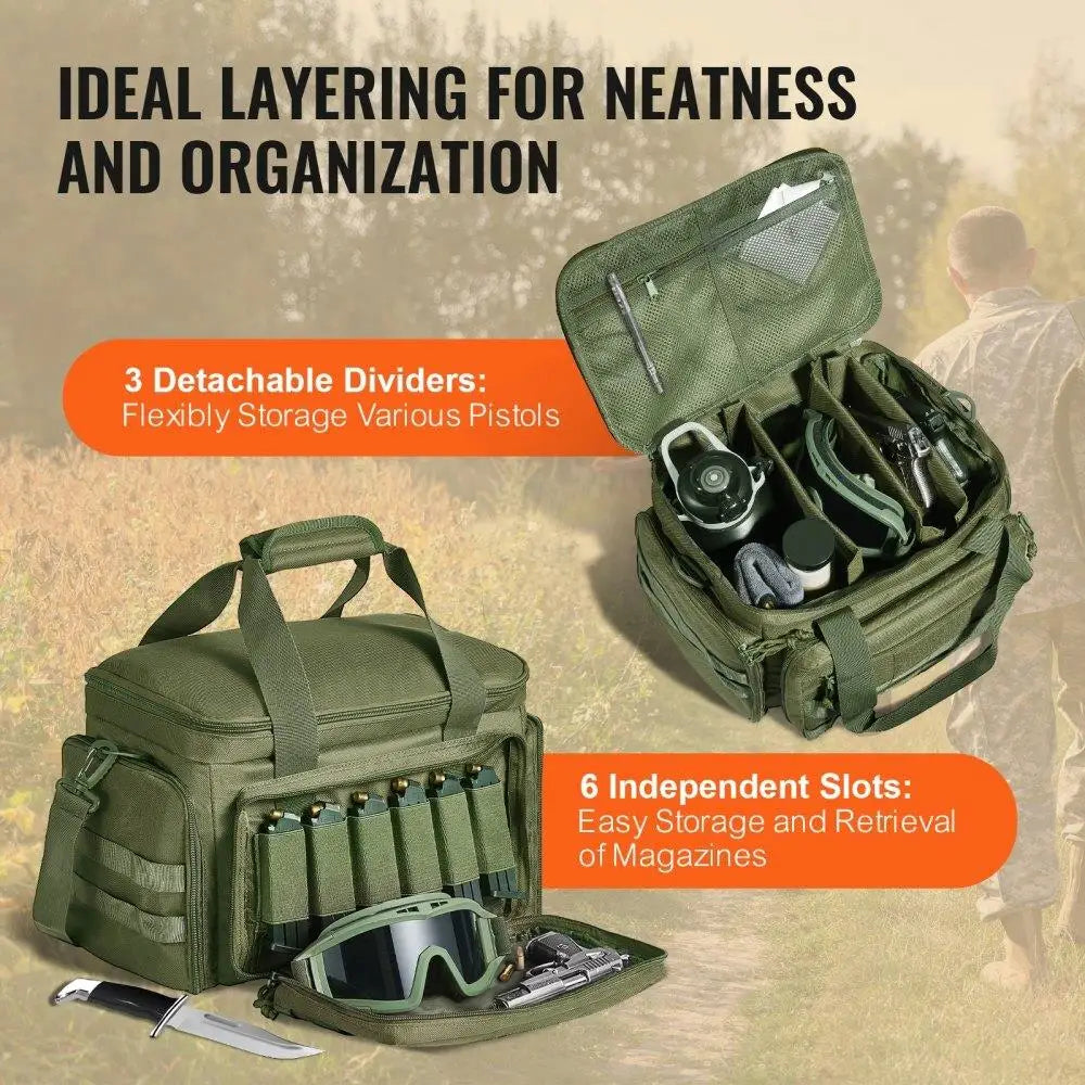 Hign-Concerned Pistol Tactical Range Bag Shoulder Strap