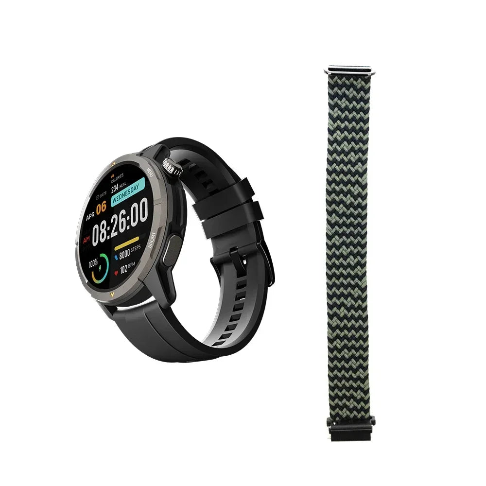 AGM Legion Smartwatch with AMOLED Display and Sports Tracking Features
