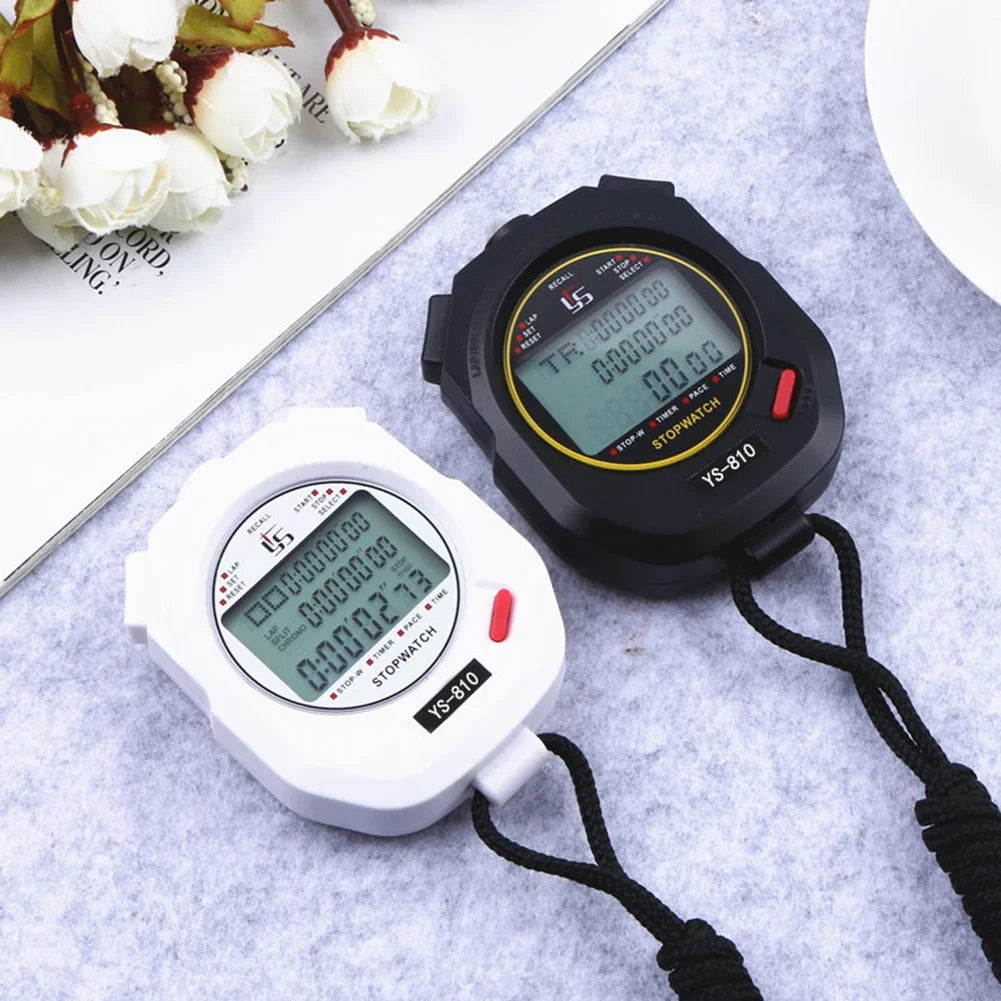Professional Handheld Digital Stopwatch Chronograph Timer For Sports Training Precision