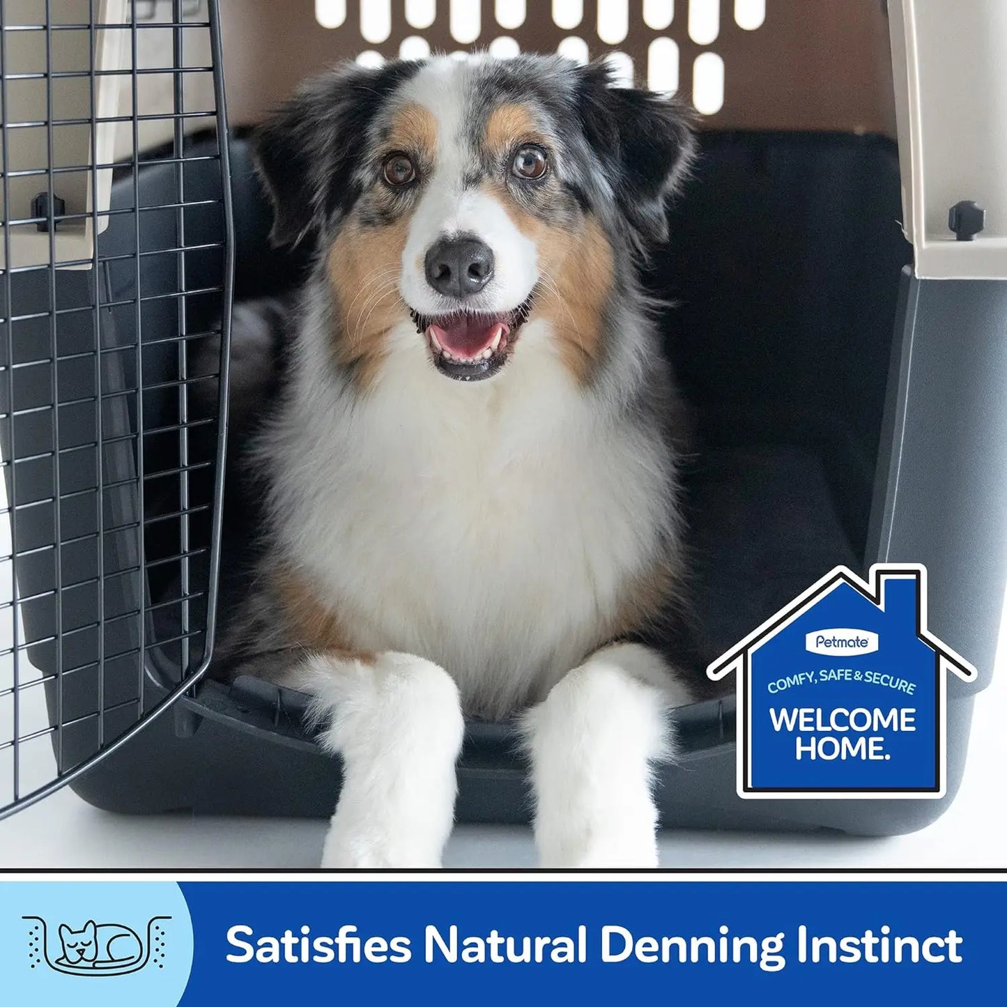 Portable Dog Crate for Secure Pet Travel and Home Safety
