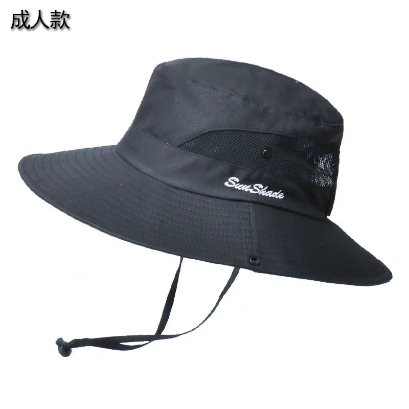 Outdoor Breathable Cotton Bucket Hat For Men Sun Protection