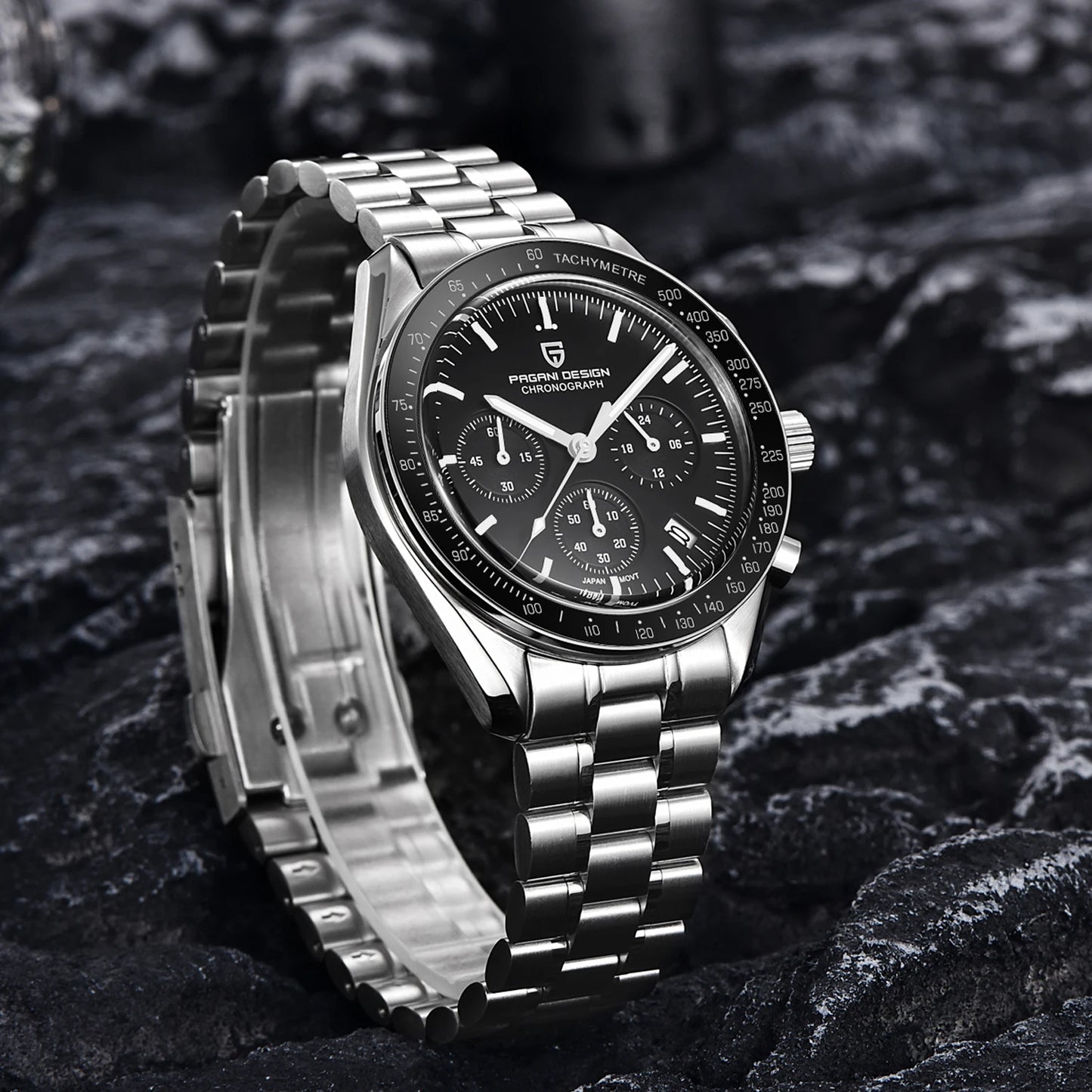 Pagani Design V5 Moon Mens Luxury Quartz Chronograph Watch