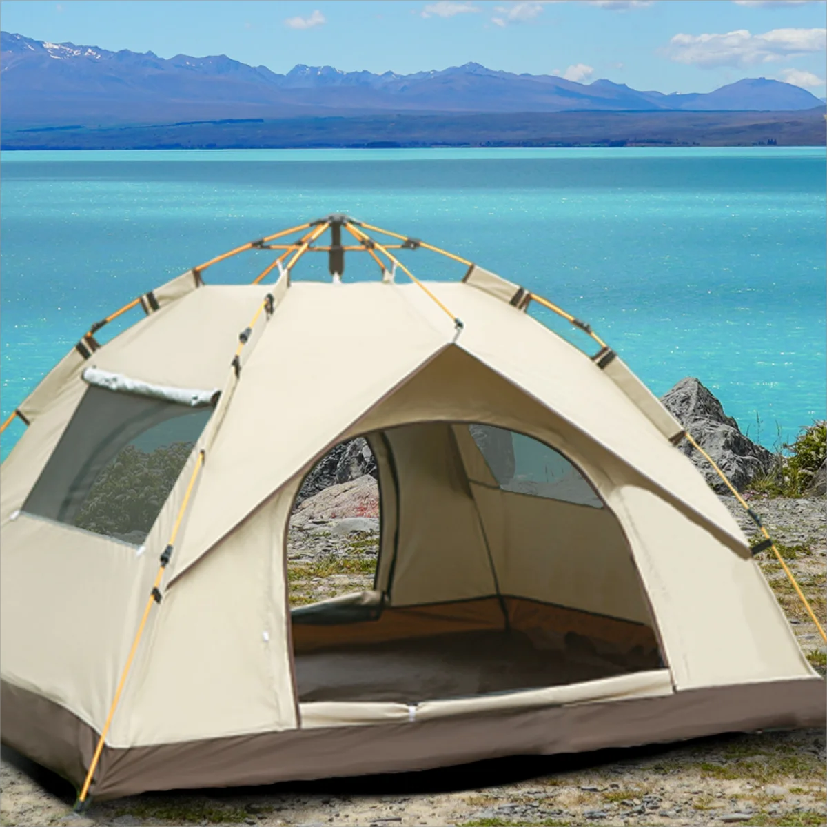 Outdoor Shelter Sunshade Self-Driving Travel Camping Tent