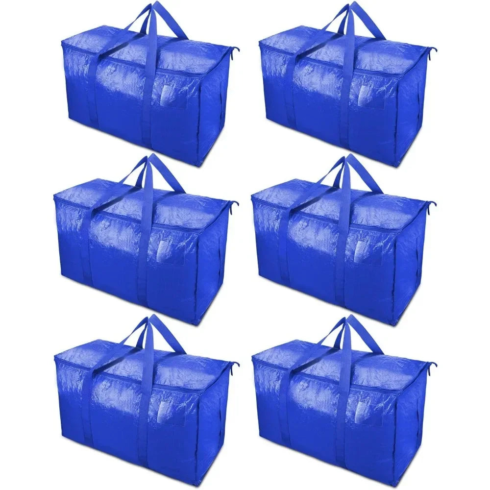 Oversized Moving Bags With Zipper And Reinforced Carry Handles