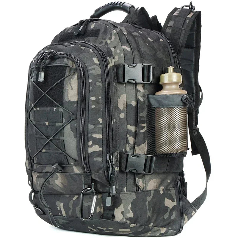 LQARMY 60L Military Tactical Backpack for Outdoor Travels